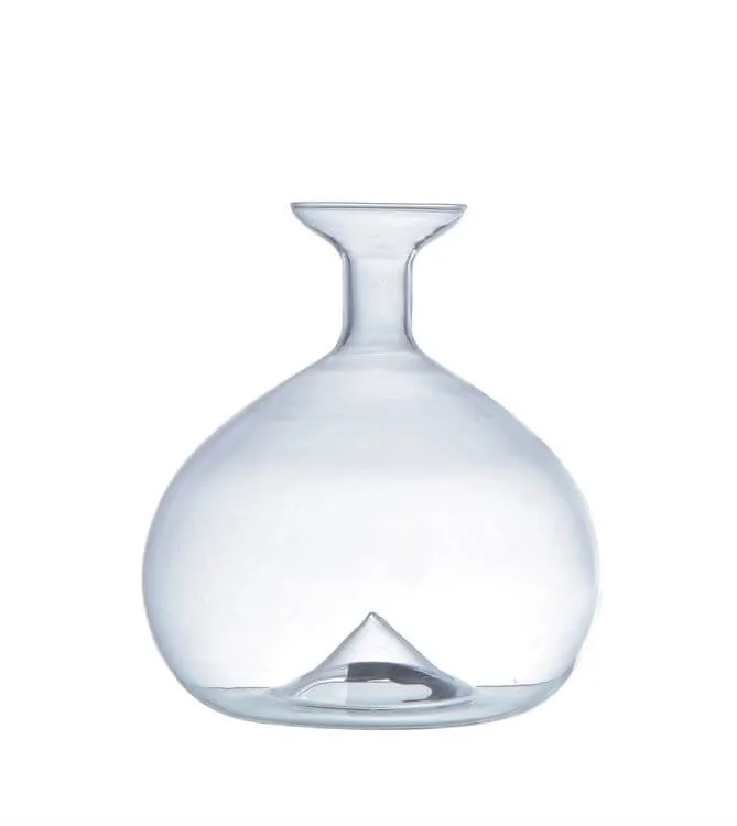 Round Glass Bottle Vase