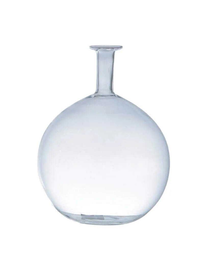 Round Glass Bottle Vase