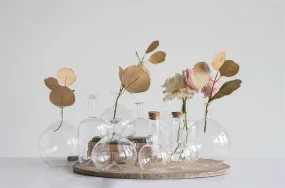 Round Glass Bottle Vase