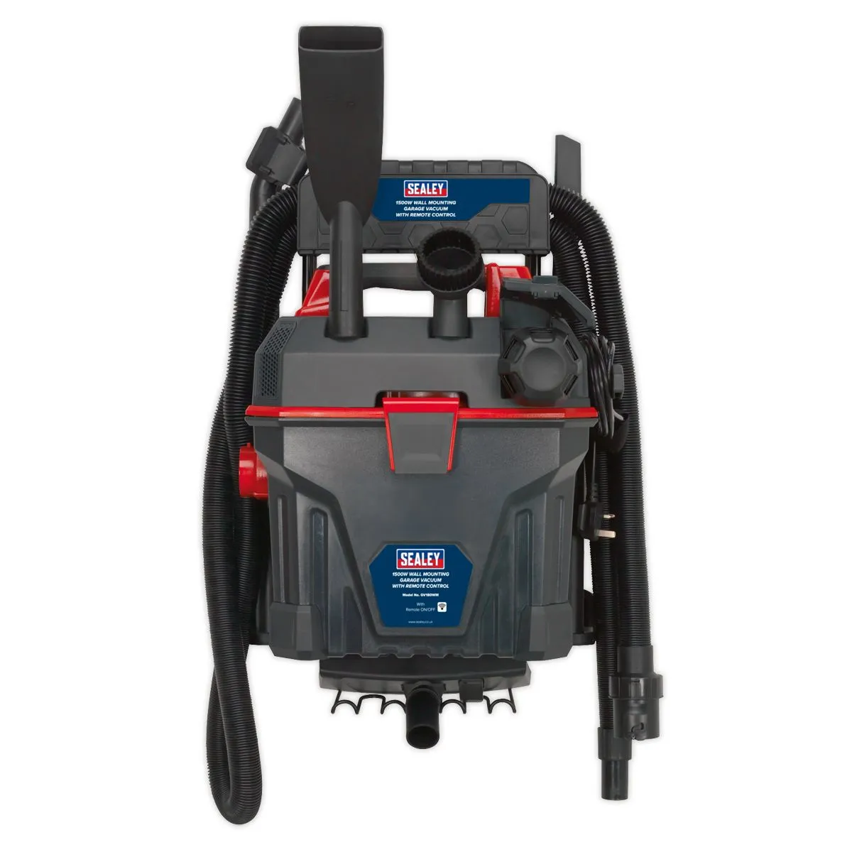 Sealey GV180WM Garage Vacuum 1500W with Remote Control