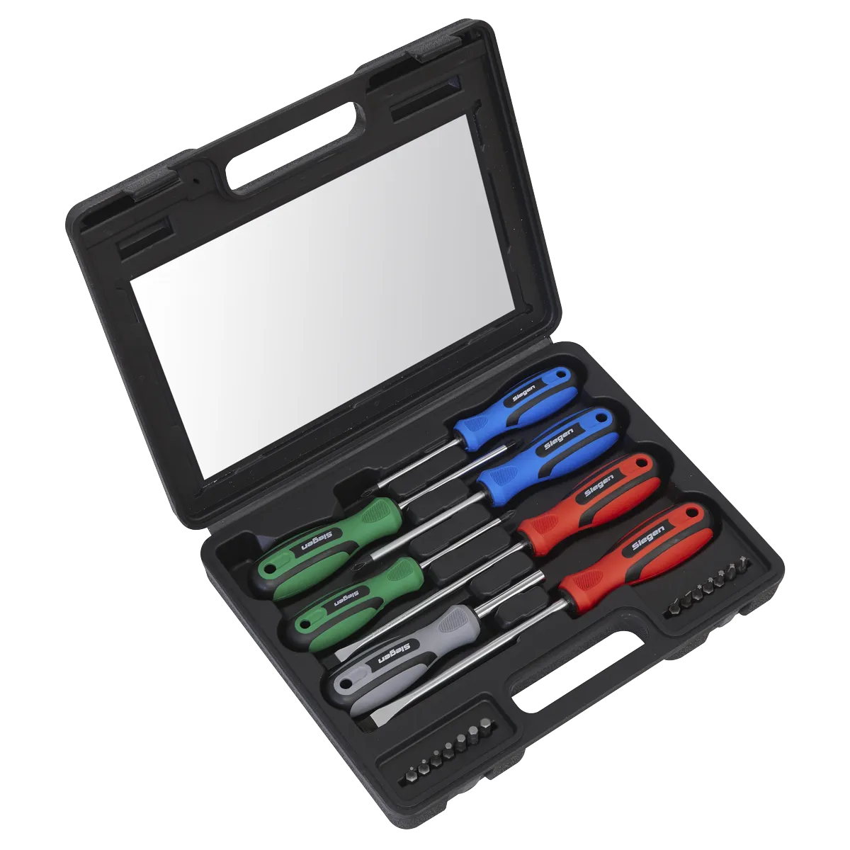 Sealey S0923 Screwdriver Set with Carry-Case, 21 Pieces