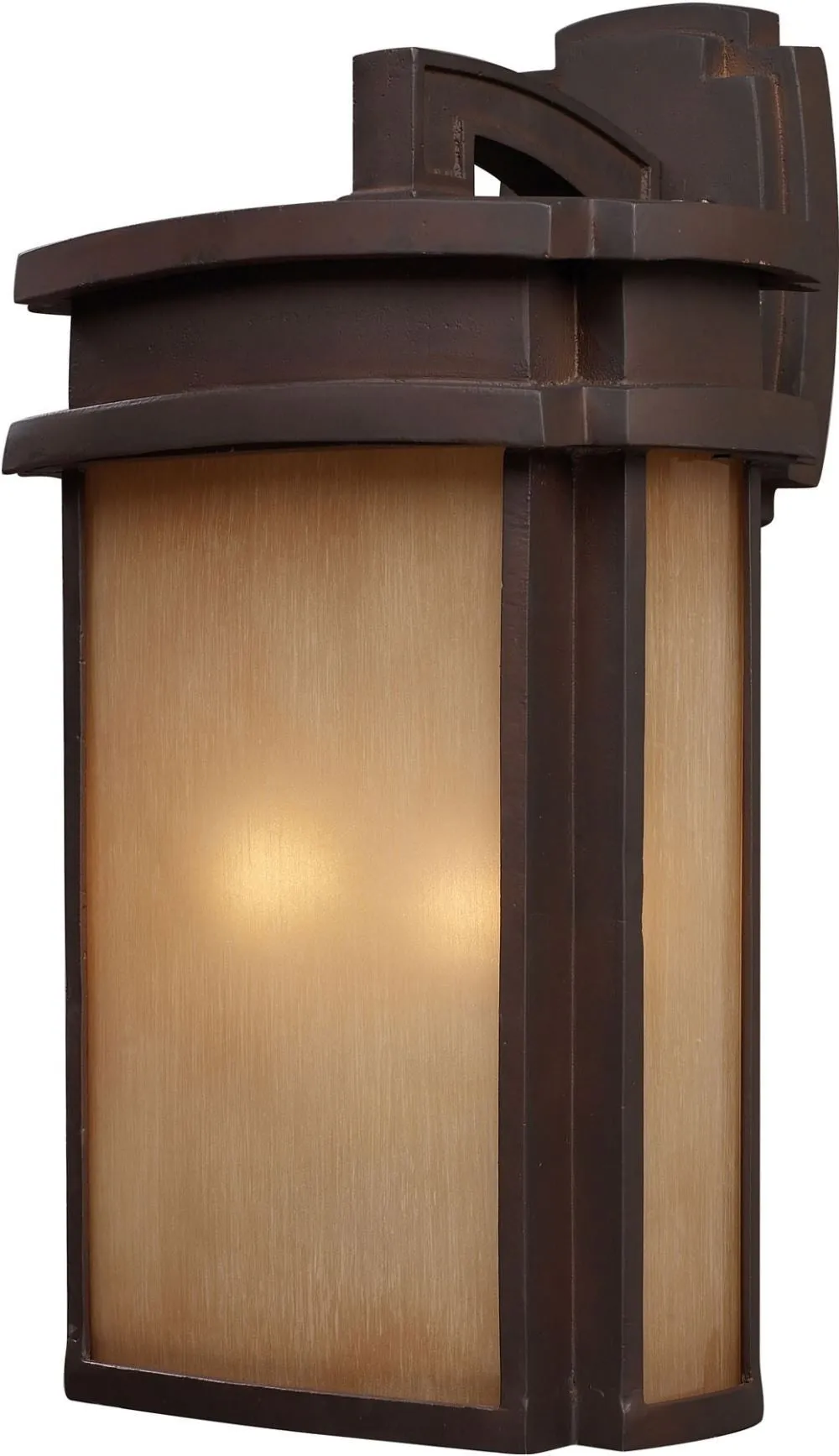 Sedona 2 Light Outdoor Wall Sconce In Clay Bronze