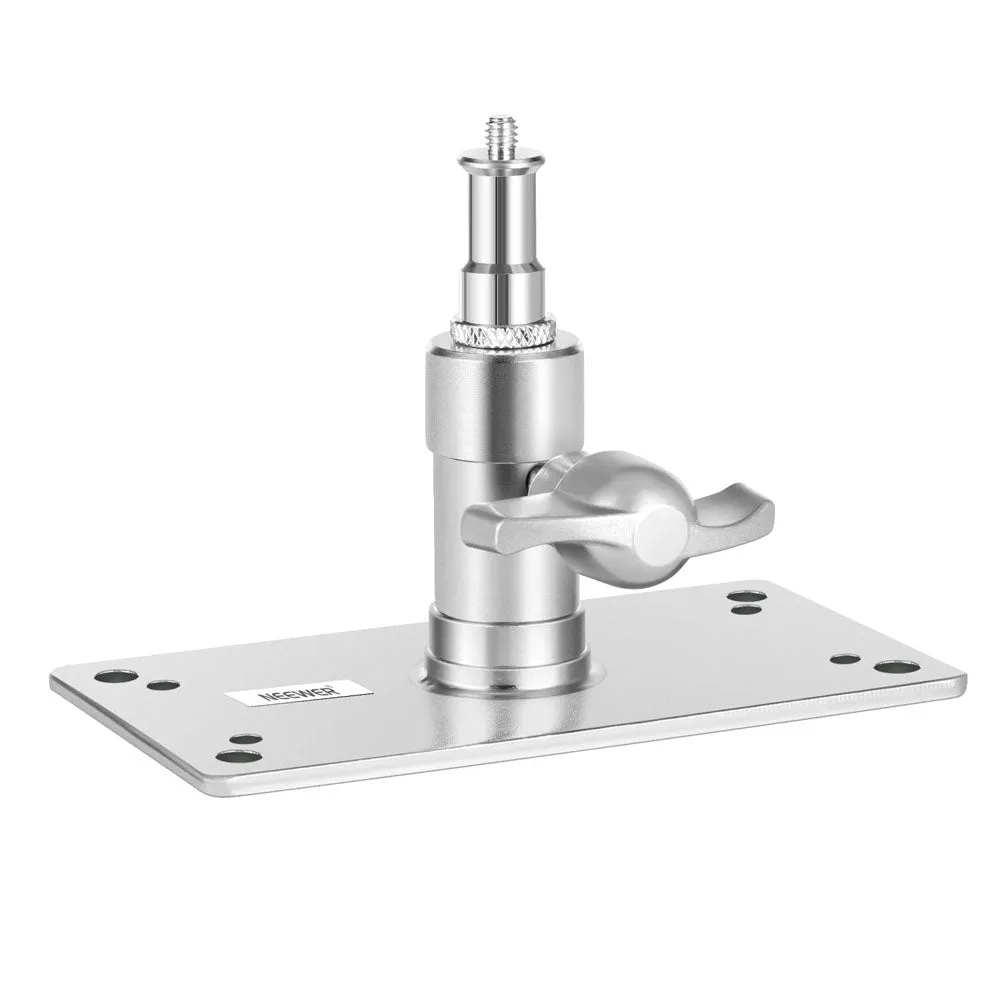 Silver Wall Ceiling Mount with Baby Pin Stud & Screws (10kg Load)