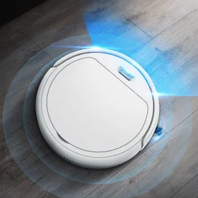 Smart Robotic Vacuum Cleaner Automatic 3-in-1 Robot Sweeper Home Floor Sweeping Machine White