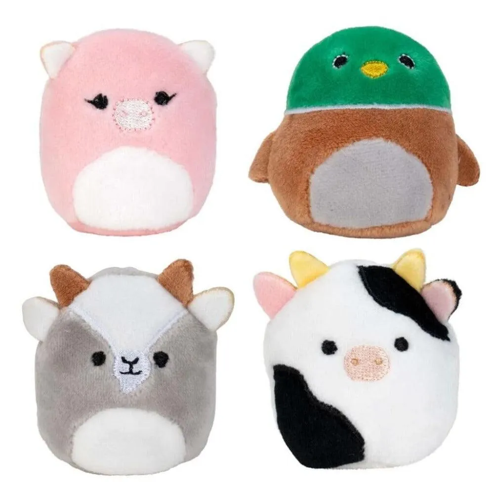 SQUISHMALLOWS SQUISHVILLE - Mini Plush (Squishville Mini Squishmallow 4 Pack) Assorted