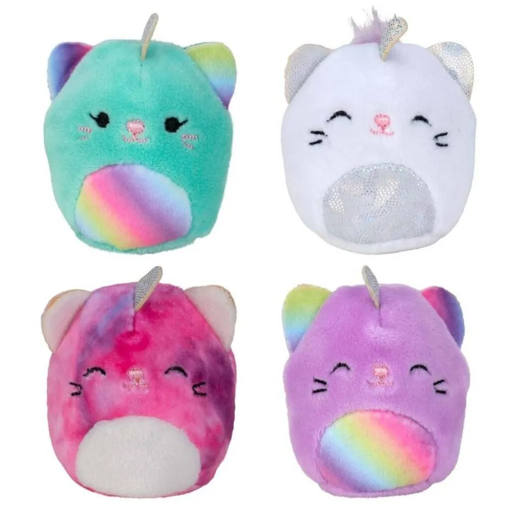 SQUISHMALLOWS SQUISHVILLE - Mini Plush (Squishville Mini Squishmallow 4 Pack) Assorted