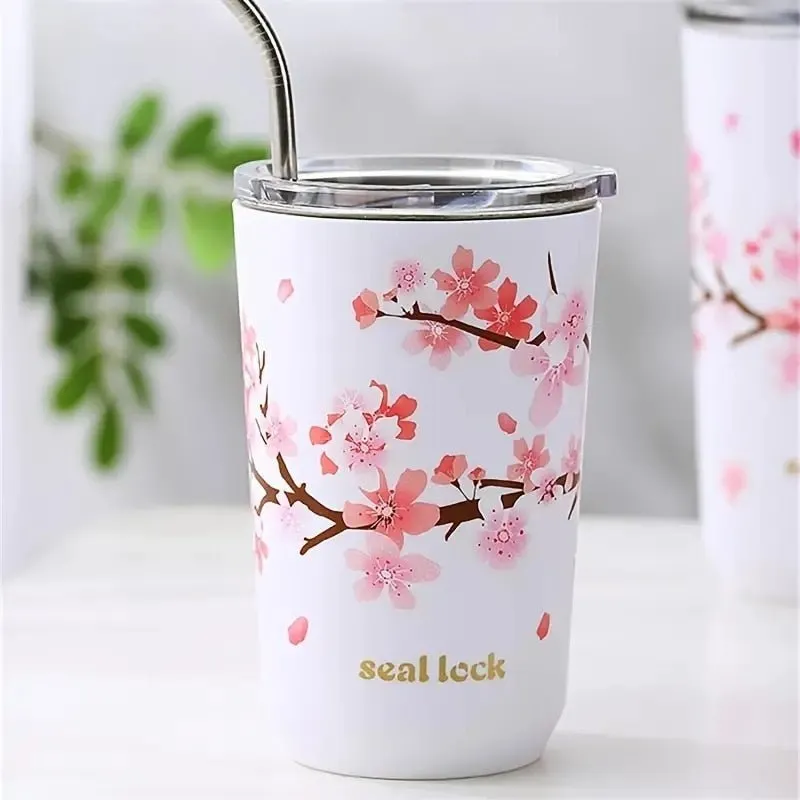 Stainless Steel Insulated Cup with Straw