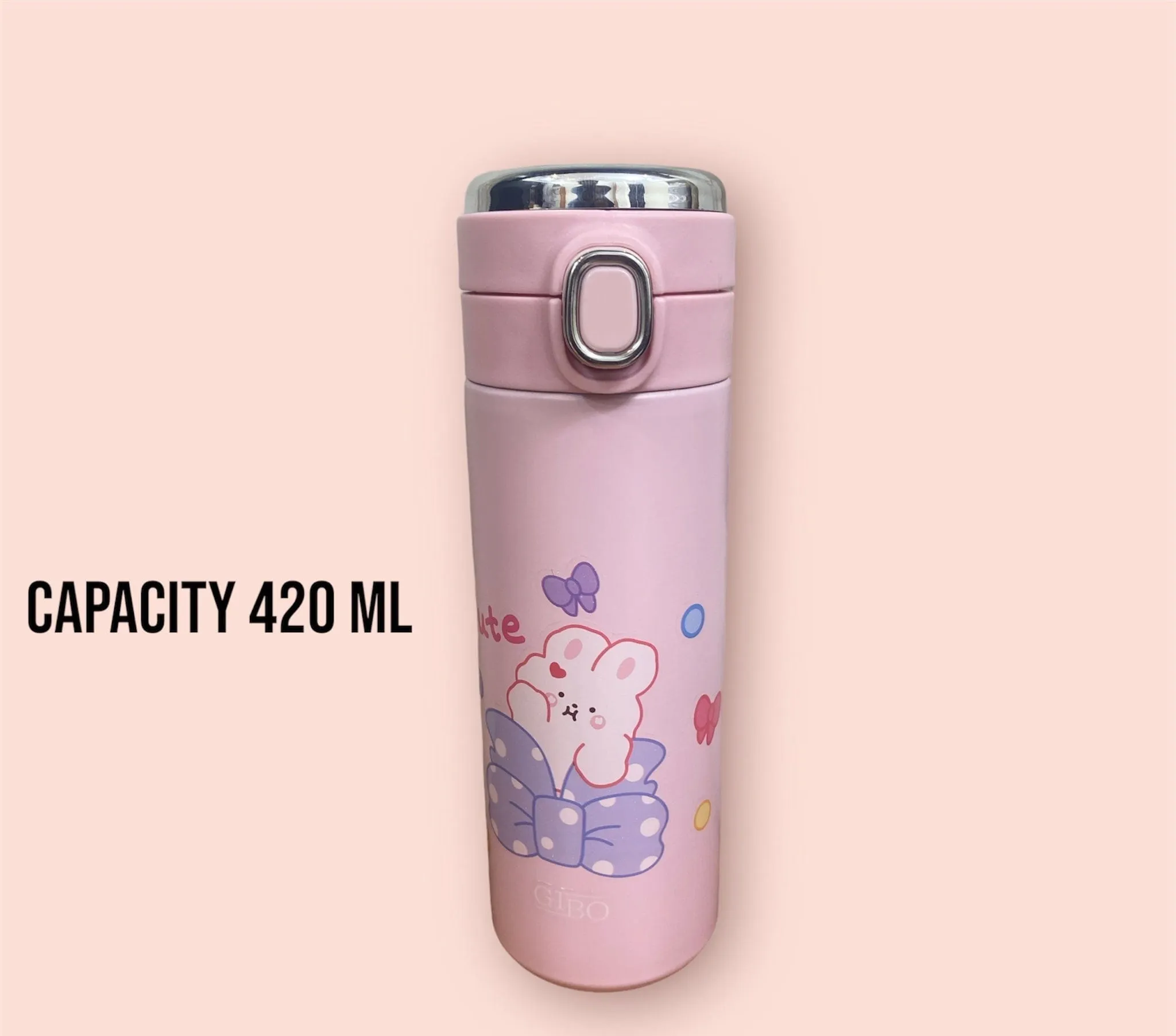 Stainless Steel temperature Water Bottle ( 420ml )