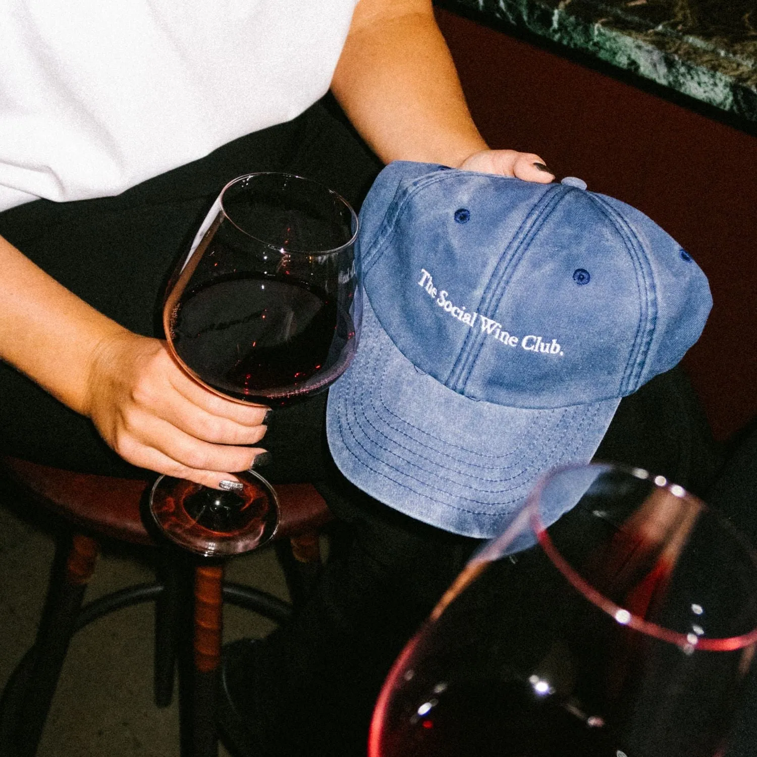 The Social Wine Club. Vintage Hat