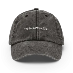 The Social Wine Club. Vintage Hat