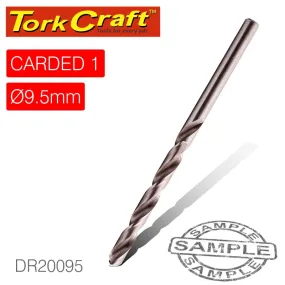 TORK CRAFT DRILL HSS 9.5MM 135DEG 1/CARD INDUSTRIAL BIT DR20095