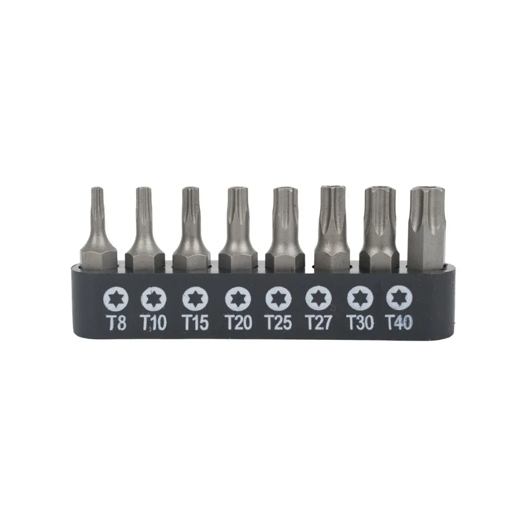 Tork Craft | Screwdriver Bits Torx Tamper Resistant Set 8Pc