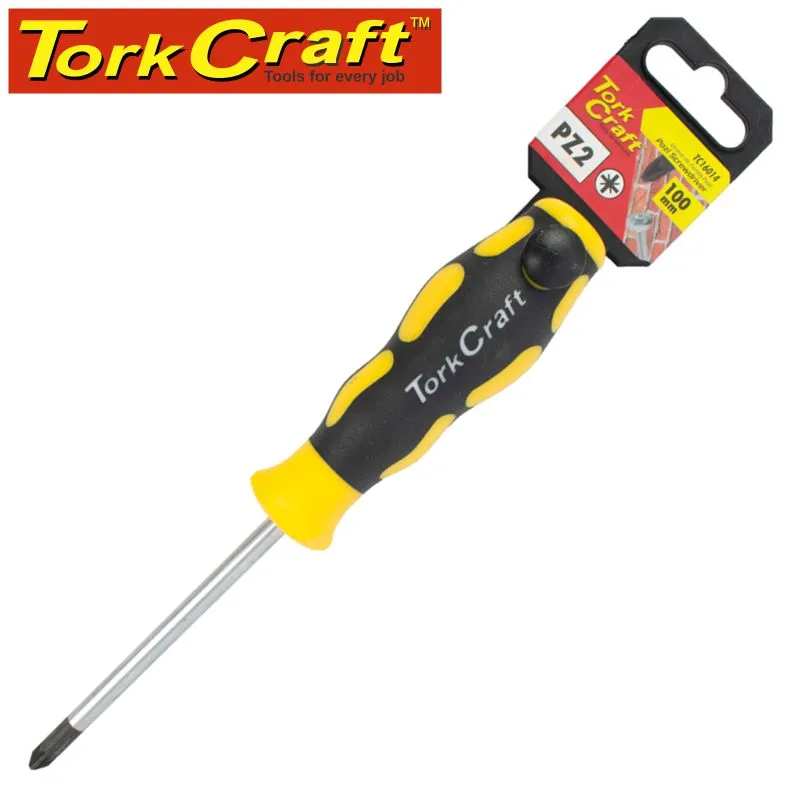 TORK CRAFT SCREWDRIVER POZI #2 X 100MM TC16014