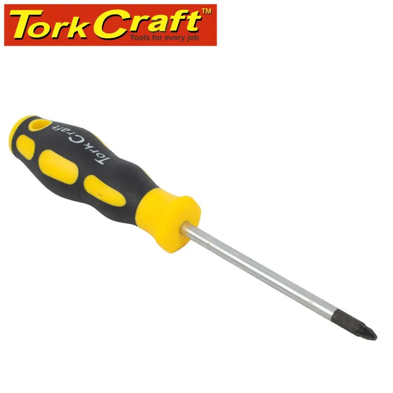 TORK CRAFT SCREWDRIVER POZI #2 X 100MM TC16014