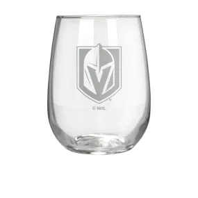 Vegas Golden Knights 17 oz. Stemless Wine Glass