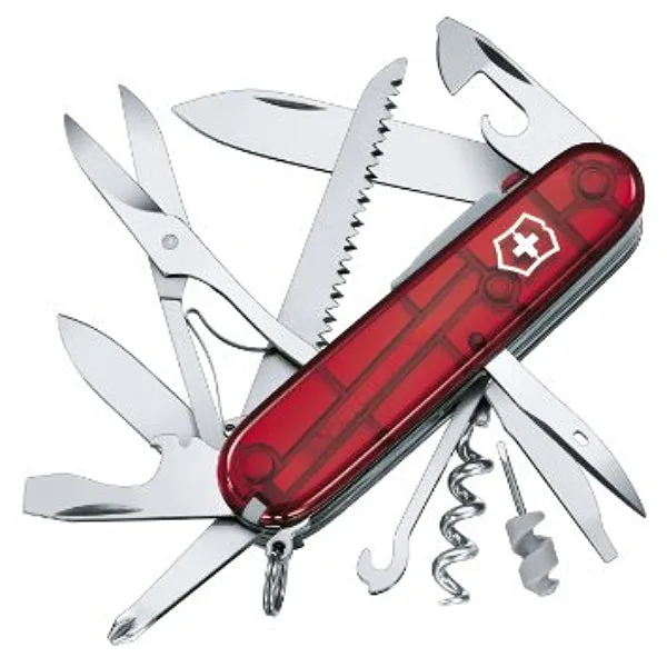 Victorinox Huntsman Lite Transp. Red