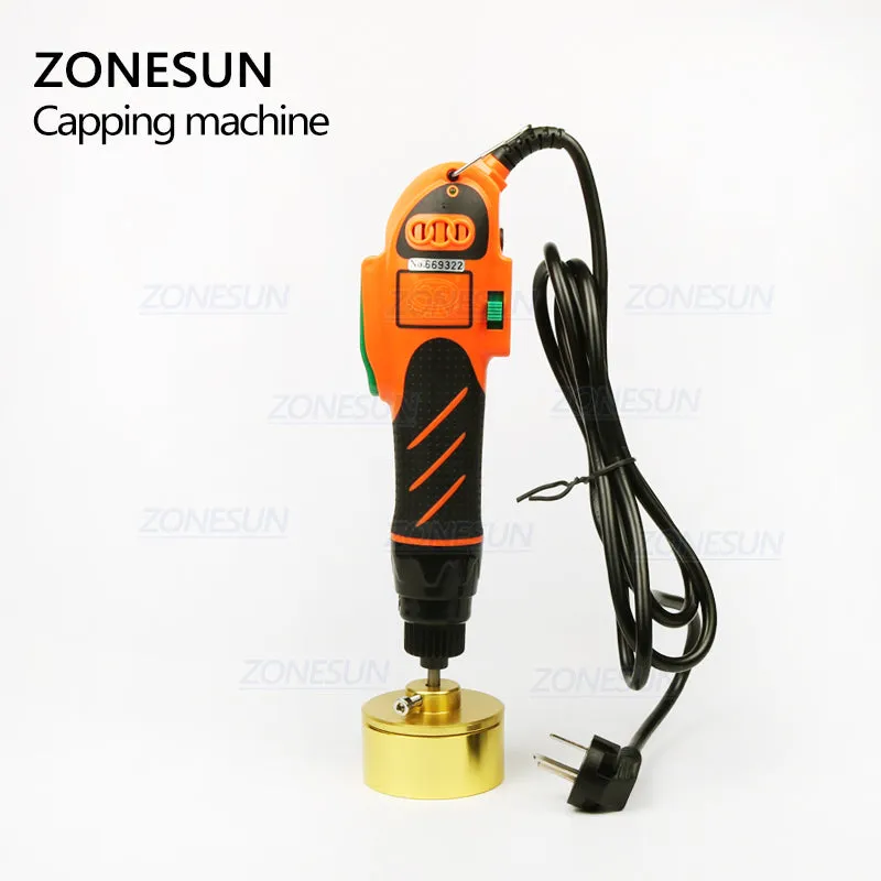 ZONESUN Hand Held Bottle Capping Tool Plastic Bottle Capping Machine Manual Capper