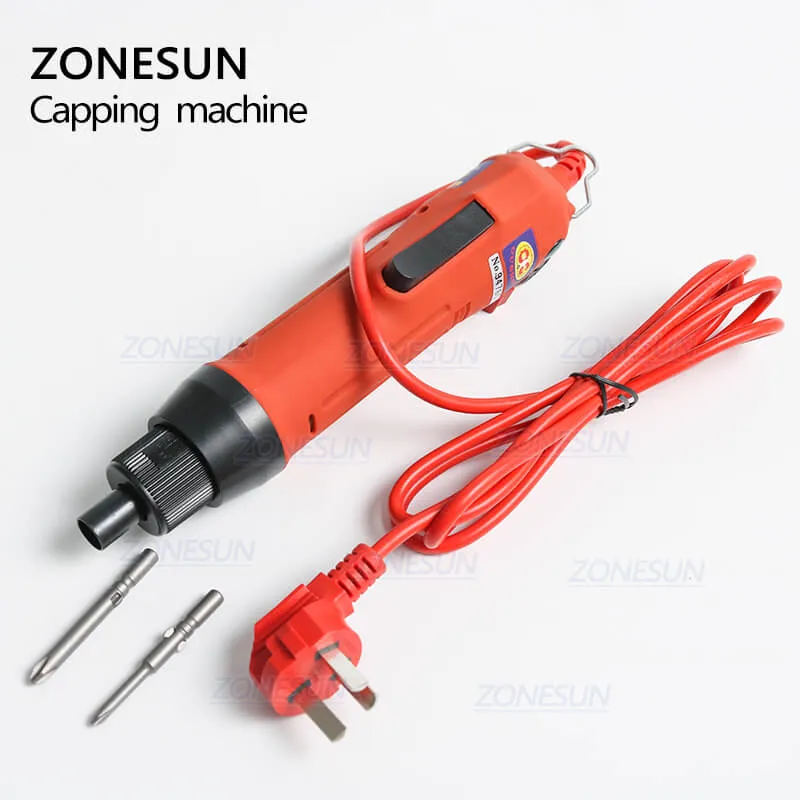 ZONESUN Portable Automatic Electric Bottle Capping Machine Electric Cap Sealing